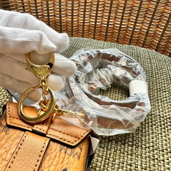 MCM Tan Mini Berlin Bag - Picture 6 of 10